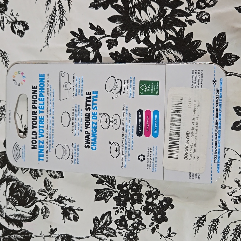 PopSocket Clear PopGrip Jp9 - Picture 3 of 4